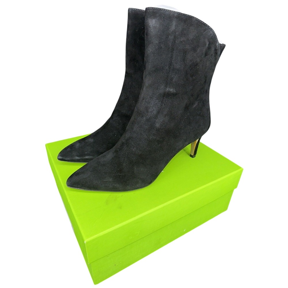 Sam Edelman Womens US 10.5 Usha Black Suede Ankle Bootie Black 17311L2003